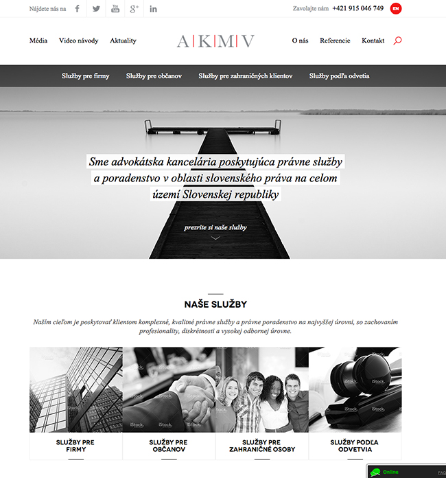 Law firm website